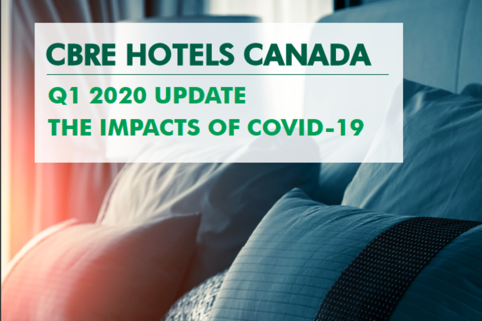 CBRE Hotels Q1 2020 Canada